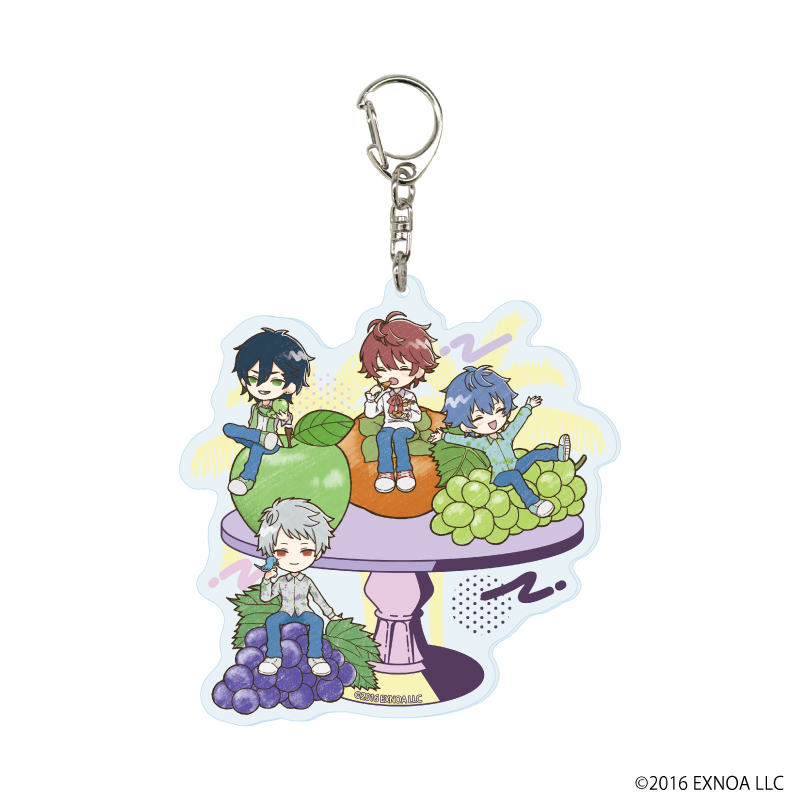 文豪とアルケミスト_デカアクリルキーホルダー18/フルーツver. B(グラフアートイラスト)
