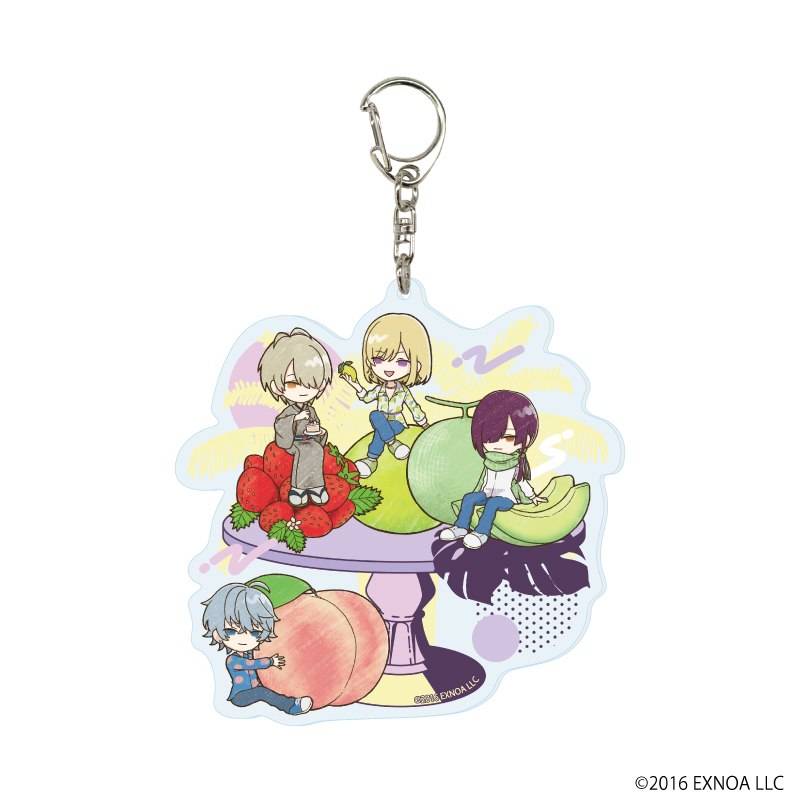 文豪とアルケミスト_デカアクリルキーホルダー19/フルーツver. C(グラフアートイラスト)