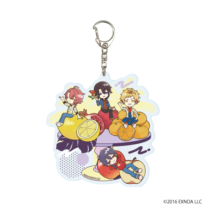 文豪とアルケミスト_デカアクリルキーホルダー20/フルーツver. D(グラフアートイラスト)