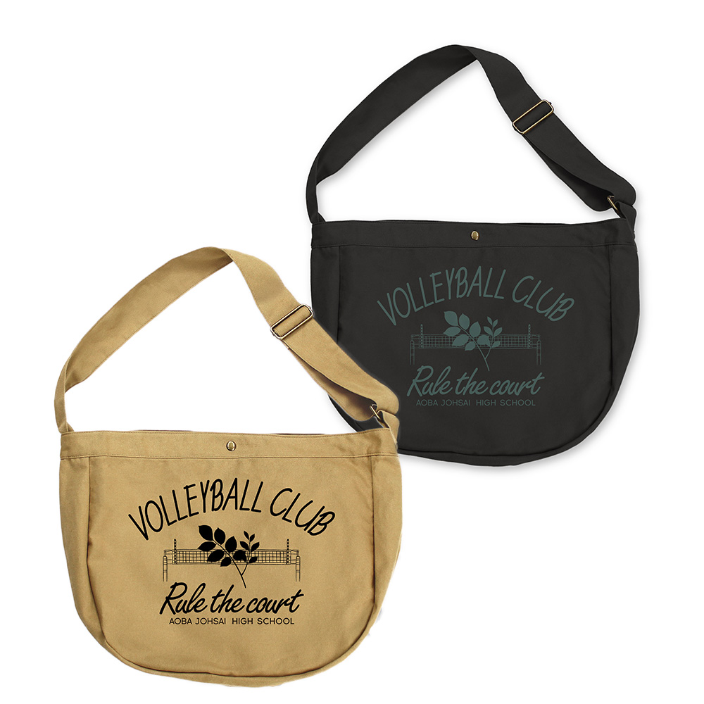 ハイキュー!!_青葉城西高校バレーボール部 ニュースペーパーバッグ/BLACK