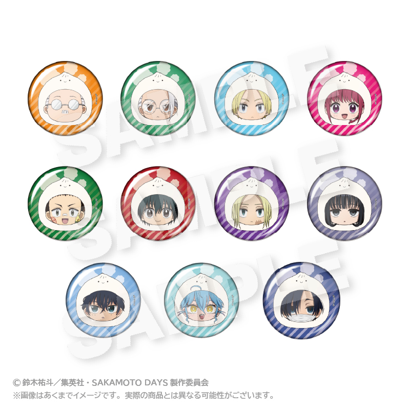 SAKAMOTO DAYS_トレーディング まるめいつ缶バッジ　【BOX／11個入り】