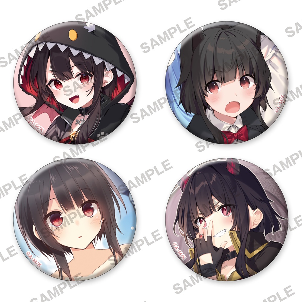 この素晴らしい世界に祝福を!_誕生祭2025 缶バッジ4個セット めぐみん