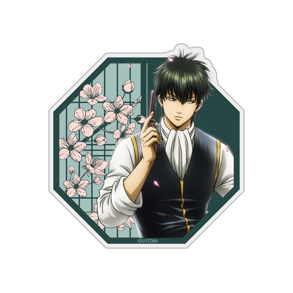 銀魂._描き下ろし 土方十四郎 アクリルマグネット 小窓から覗く景色Ver.