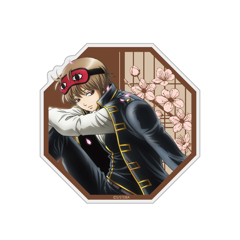 銀魂._描き下ろし 沖田総悟 アクリルマグネット 小窓から覗く景色Ver.