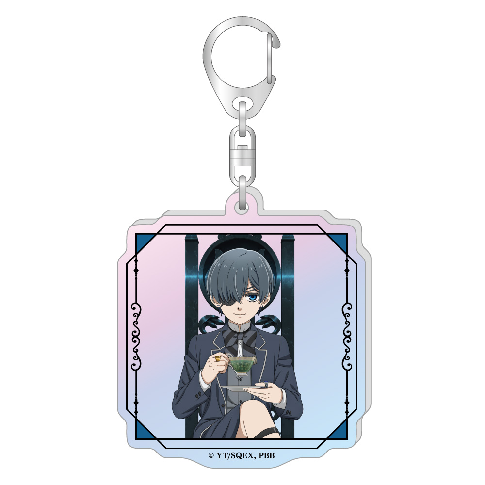 黒執事 -緑の魔女編-_描き下ろしオーロラアクリルキーホルダー / シエル・ファントムハイヴ