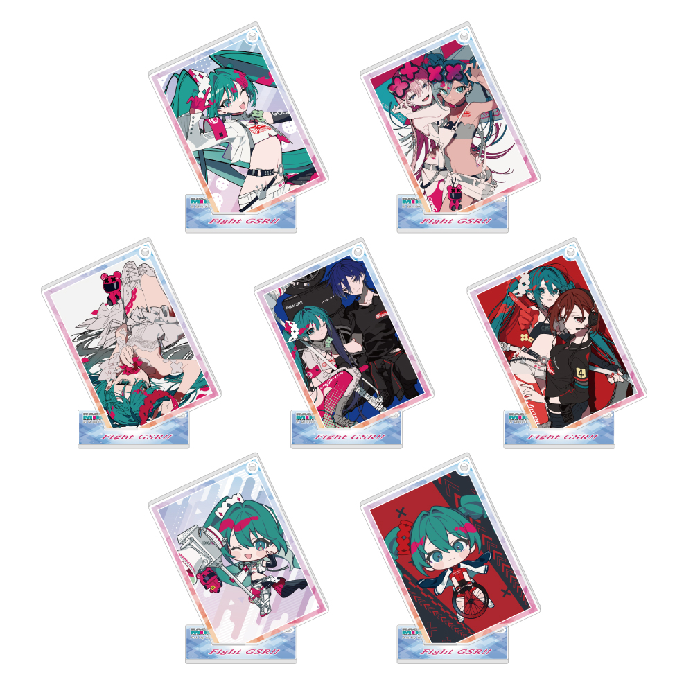 初音ミク GTプロジェクト_レーシングミク 2025Ver. トレーディングアクリルスタンドキーホルダー vol.2【コンプリートBOX／7個入り】