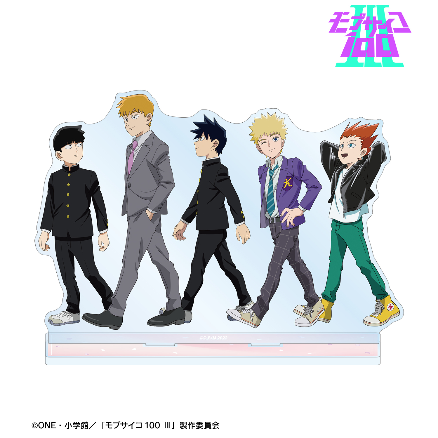 モブサイコ100 Ⅲ_描き下ろし 集合 歩みver. BIGアクリルスタンド