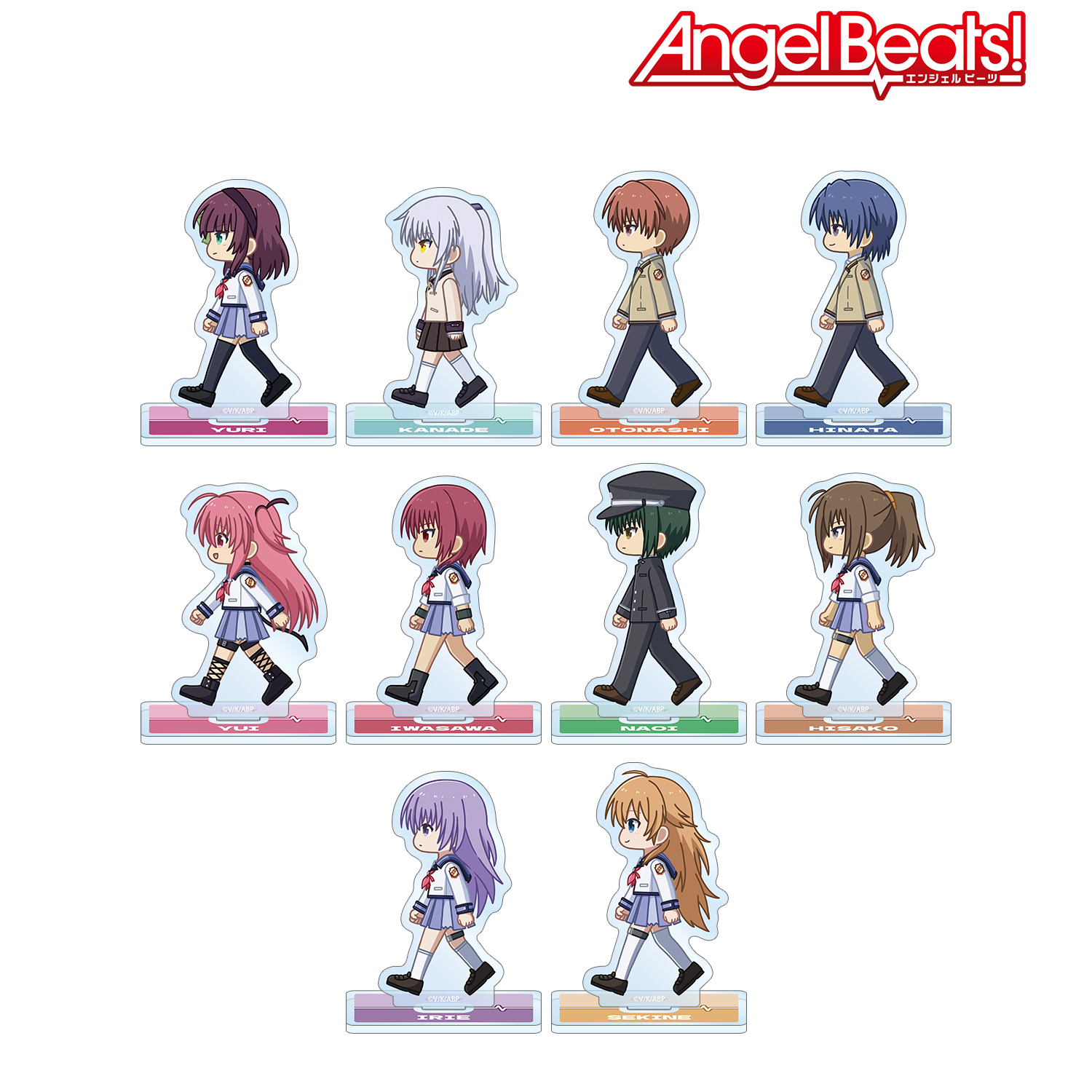 Angel Beats!_トレーディング ちびとこ アクリルスタンド(単位/コンプリートBOX)【BOX/10パック入り】