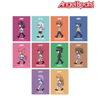 Angel Beats！ ぷにっとガチャ コンプリート BIG缶バッジ2つセット Angel Beats!_トレーディング ゆるコマ 缶バッジ(単位/コンプリートBOX