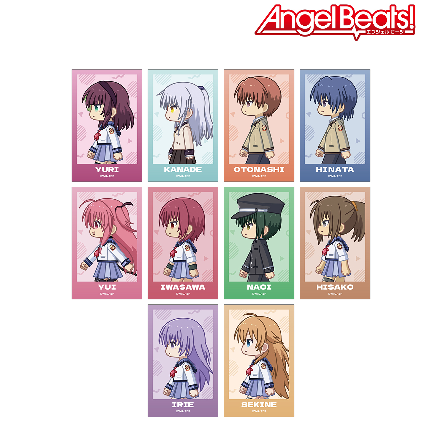 Angel Beats!_トレーディング ちびとこ Ani-Frame(単位/コンプリートBOX)【BOX/10パック入り】