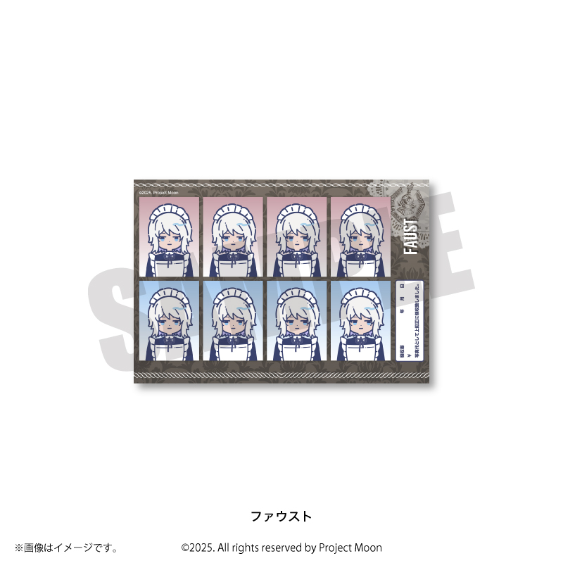 Limbus Company_れとぽぷ 証明写真風ステッカー ファウスト