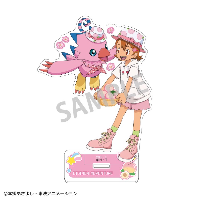 デジモンアドベンチャー_アクリルスタンド（ペア）　武之内空＆ピヨモン/ フルーツパーティー