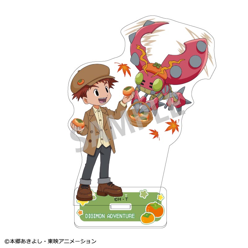 デジモンアドベンチャー_アクリルスタンド（ペア）　泉光子郎＆テントモン/ フルーツパーティー