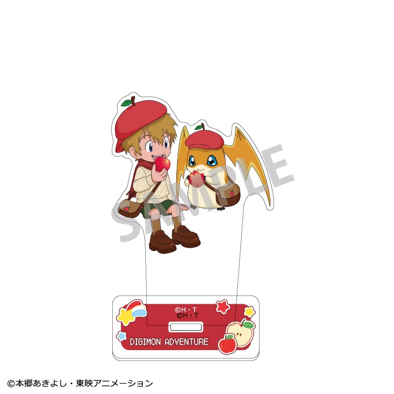 デジモンアドベンチャー_アクリルスタンド（ペア）　高石タケル＆パタモン/ フルーツパーティー