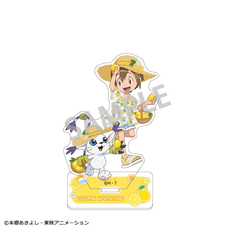 デジモンアドベンチャー_アクリルスタンド（ペア）　八神ヒカリ＆テイルモン/フルーツパーティー