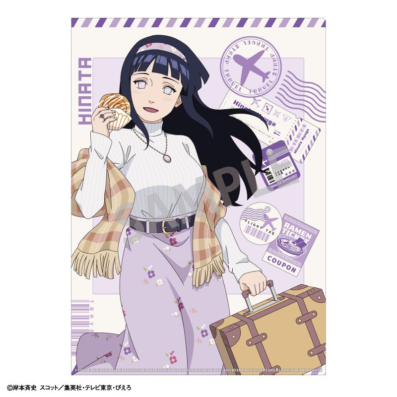 NARUTO-ナルト- 疾風伝_A4シングルクリアファイル 日向ヒナタ