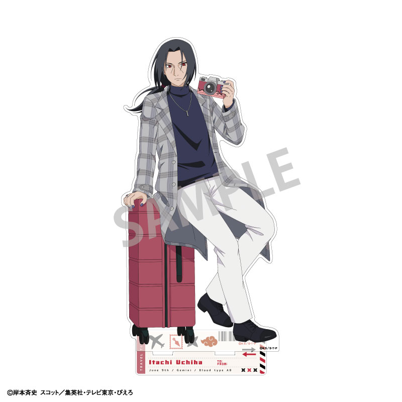 NARUTO-ナルト- 疾風伝_ビッグアクリルスタンド　うちはイタチ／ぶらっと旅の巻！