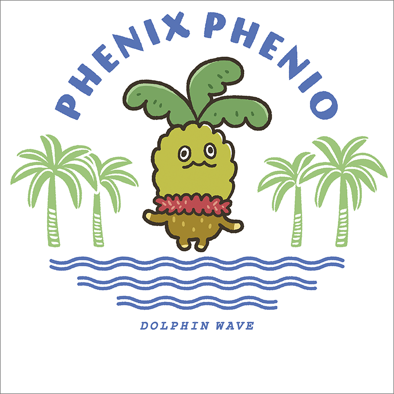 ドルフィンウェーブ_フェニックスフェニ夫Tシャツ