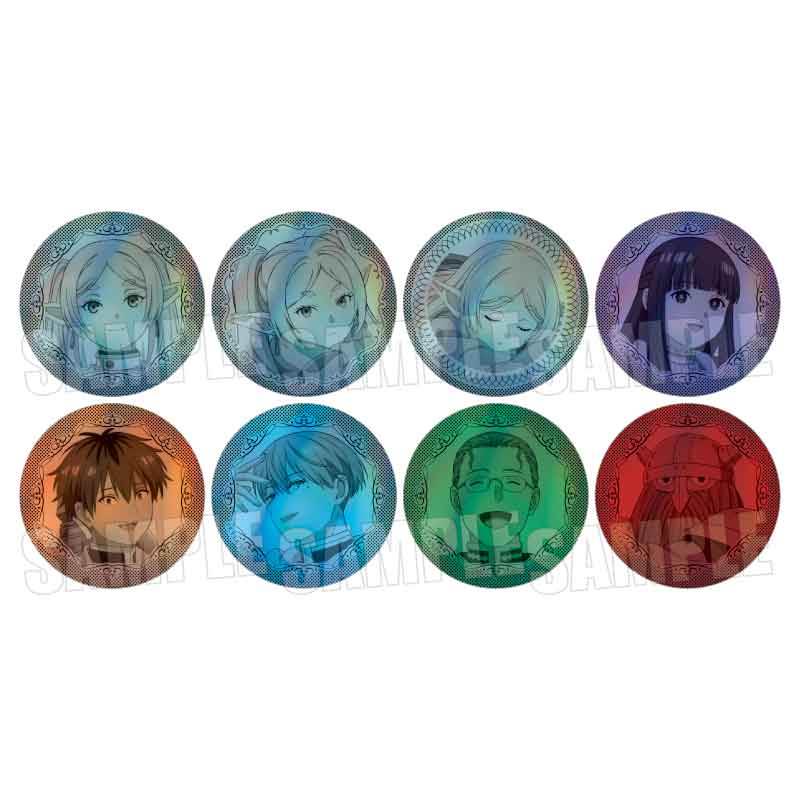 葬送のフリーレン_トレーディングホログラム缶バッジ Part2　【コンプリートBOX／8個入り】