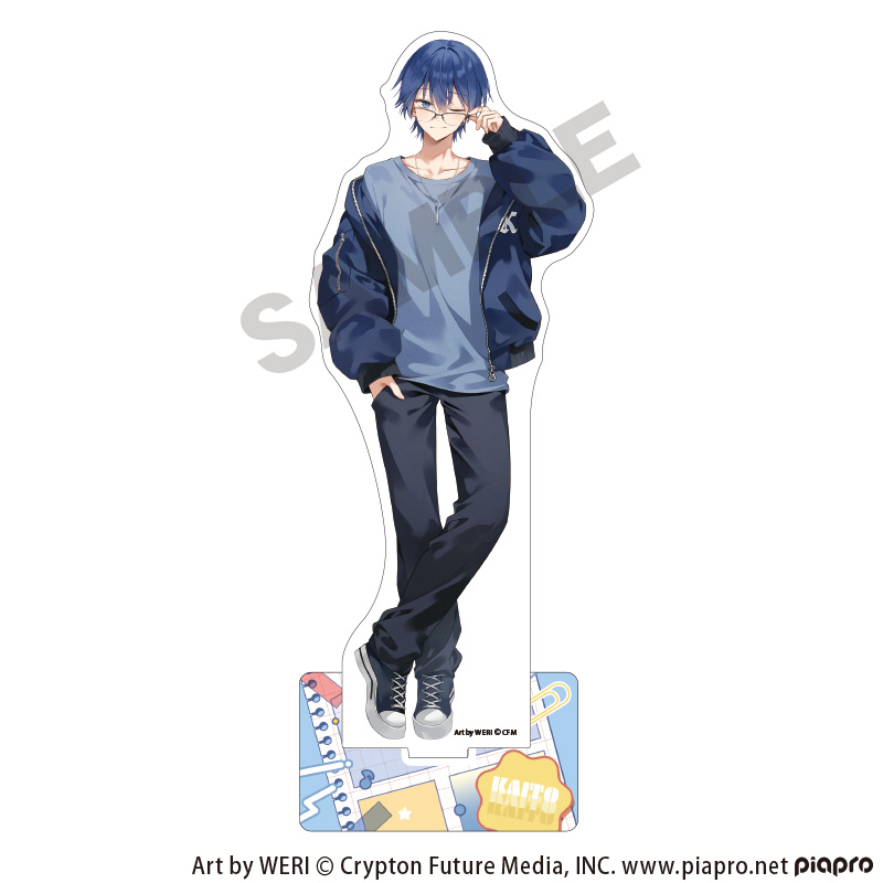 初音ミク_アクリルスタンド　KAITO　メガネスタイル