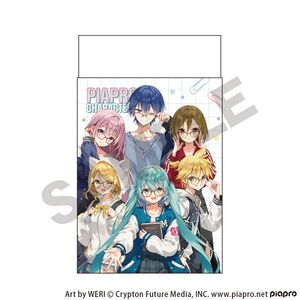 初音ミク_まとまるくん消しゴム　集合　メガネスタイル