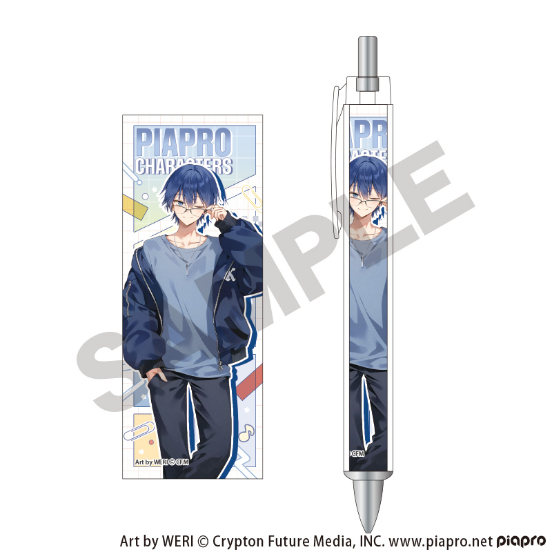 初音ミク_太軸シャープ　KAITO　メガネスタイル