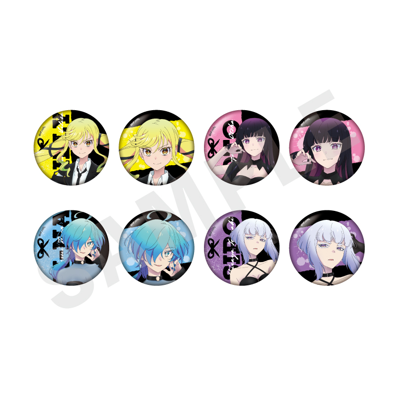 ロックは淑女の嗜みでして_トレーディング缶バッジ（全8種）　【BOX／8個入り】