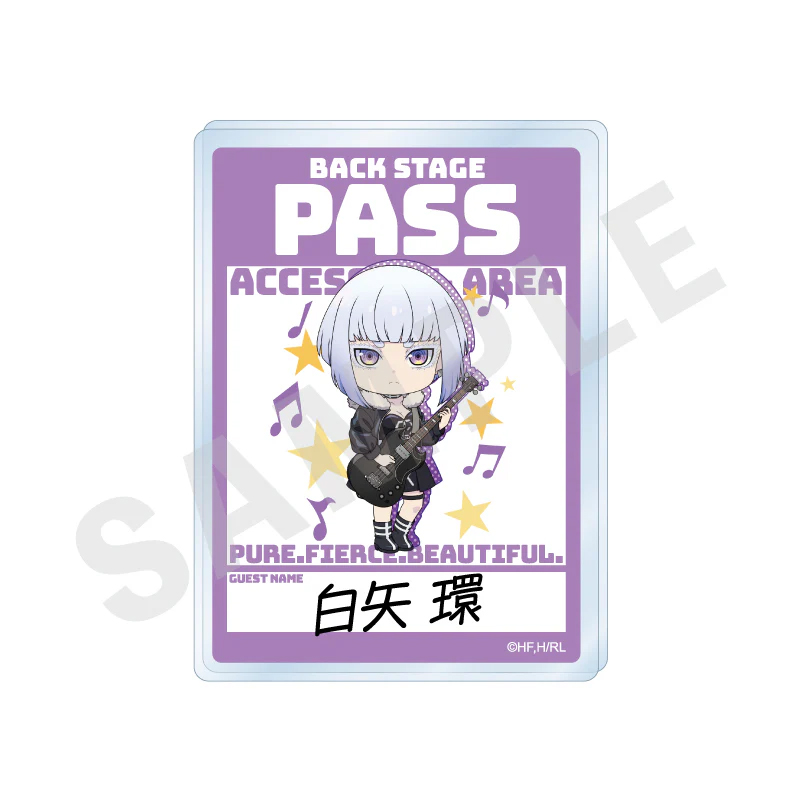 ロックは淑女の嗜みでして_お名前バッジ（白矢環）