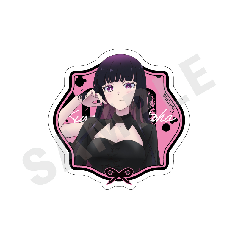 ロックは淑女の嗜みでして_ダイカットステッカー（黒鉄音羽）