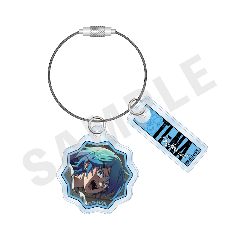 ロックは淑女の嗜みでして_ワイヤー付きアクリルチャーム（院瀬見ティナ）