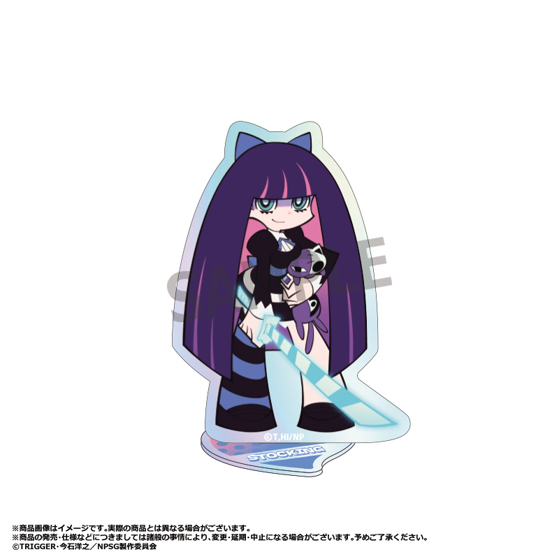 New PANTY & STOCKING with GARTERBELT_オーロラアクリルスタンド　B　ストッキング