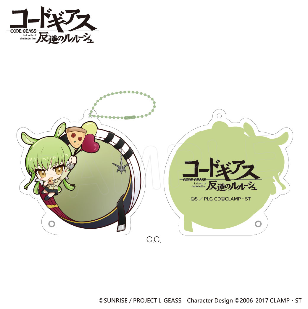 コードギアス 反逆のルルーシュ_アクリル缶バッジケース C.C.