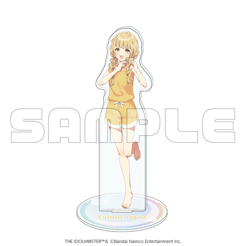 学園アイドルマスター×極楽湯 RAKU SPA_アクリルスタンド 藤田ことね