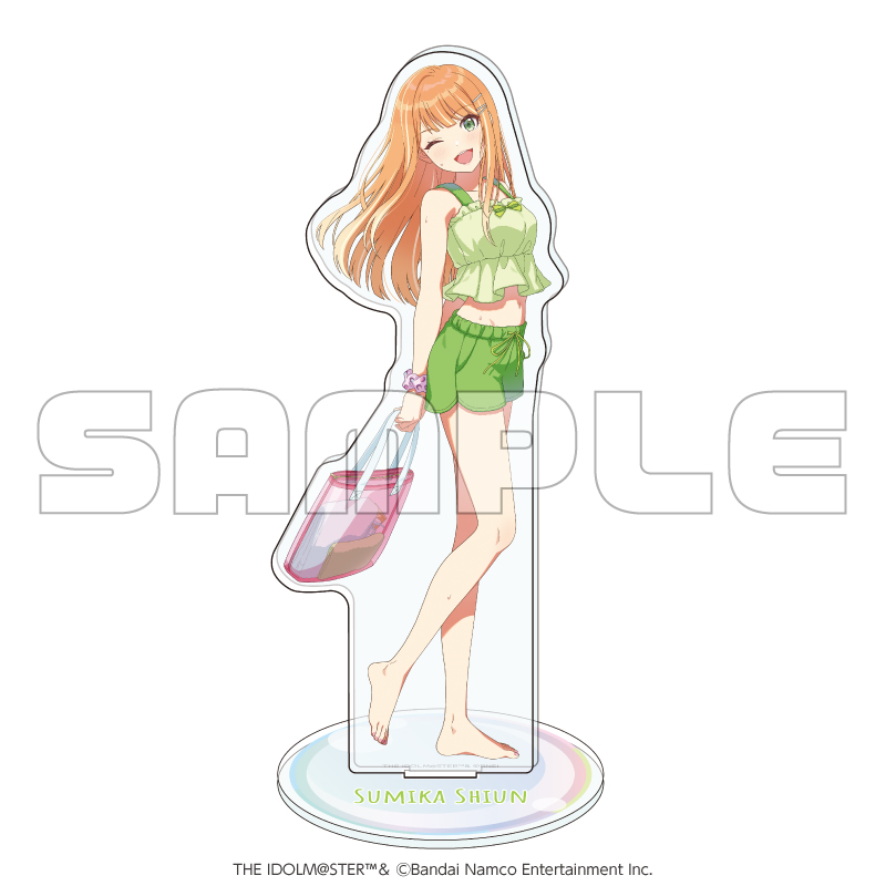 学園アイドルマスター×極楽湯 RAKU SPA_アクリルスタンド 紫雲清夏