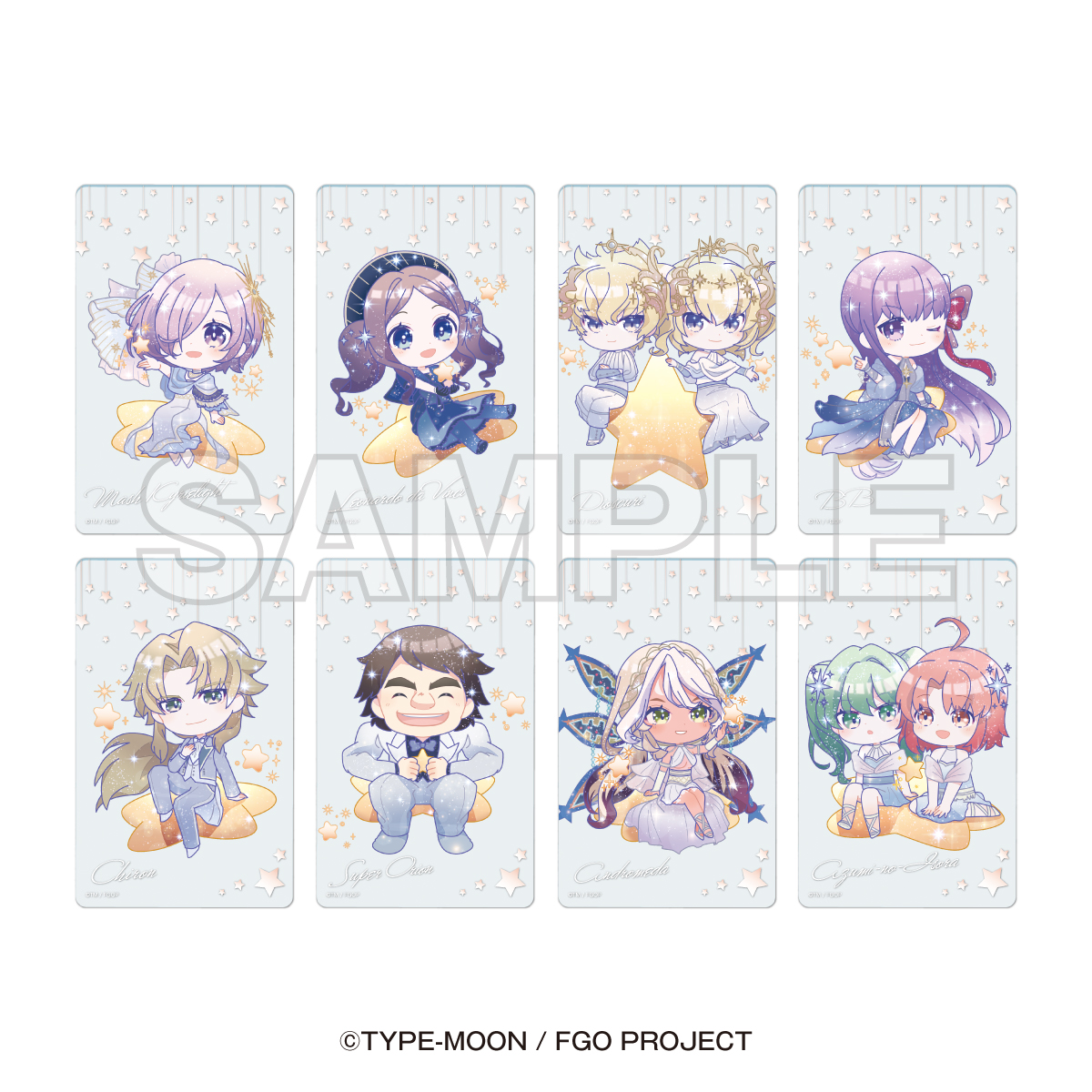 Fate/Grand Order×コニカミノルタプラネタリウム_英霊(サーヴァント)と巡る星々の物語 トレーディングミニキャラクリアカード【BOX/8枚入り】