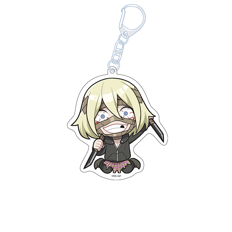 忍者と極道_ぺたん娘アクリルキーホルダー ガムテ