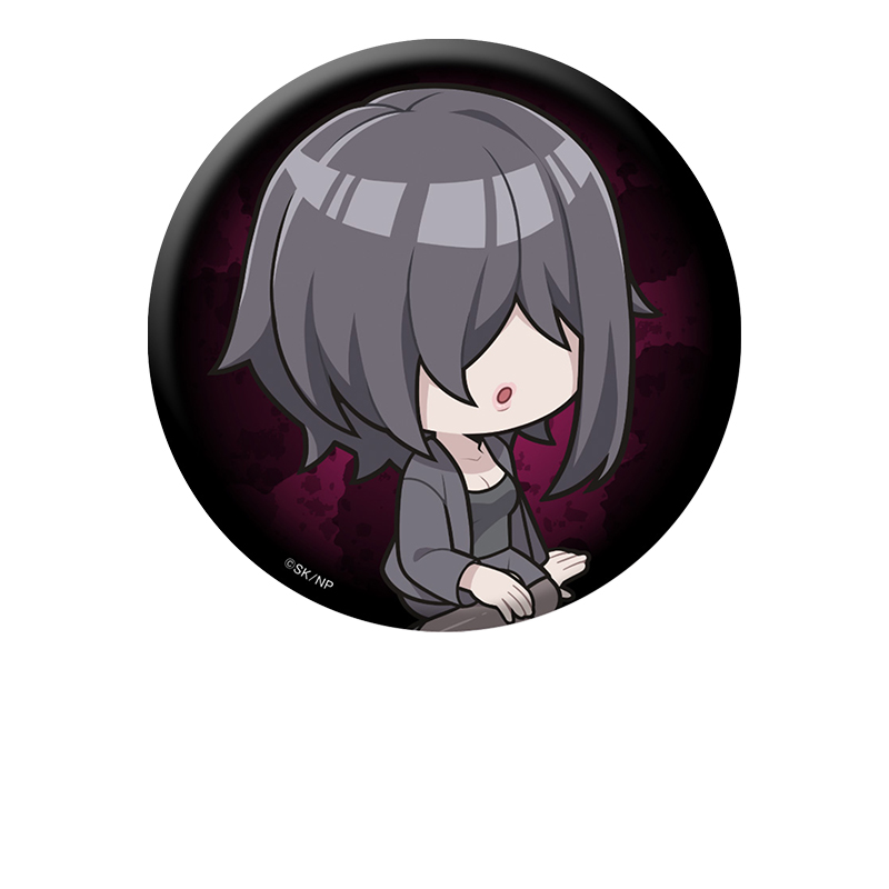 忍者と極道_ぺたん娘缶バッジ 病田 色