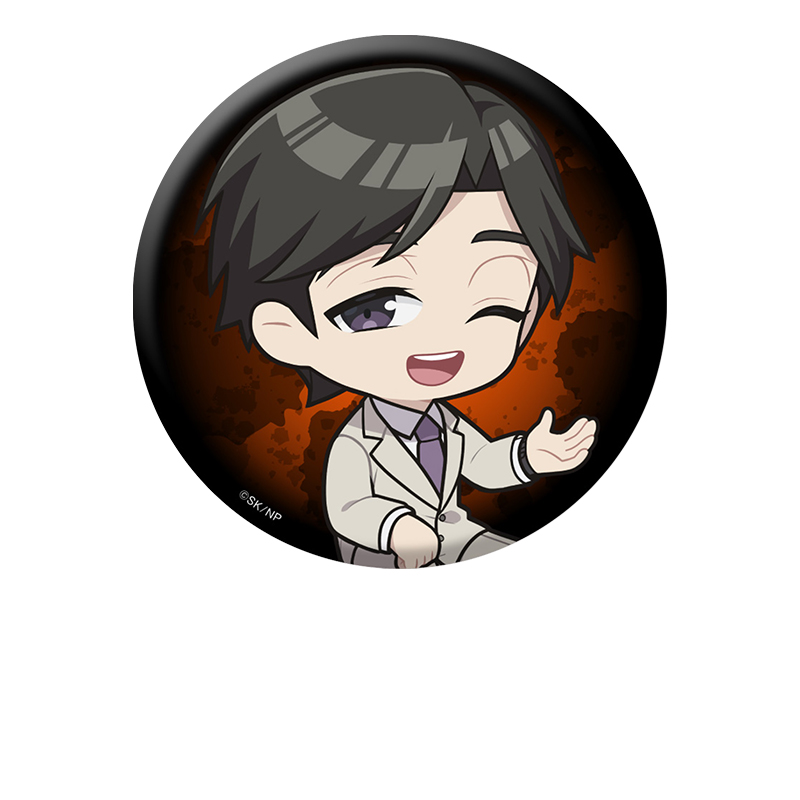 忍者と極道_ぺたん娘缶バッジ 輝村極道