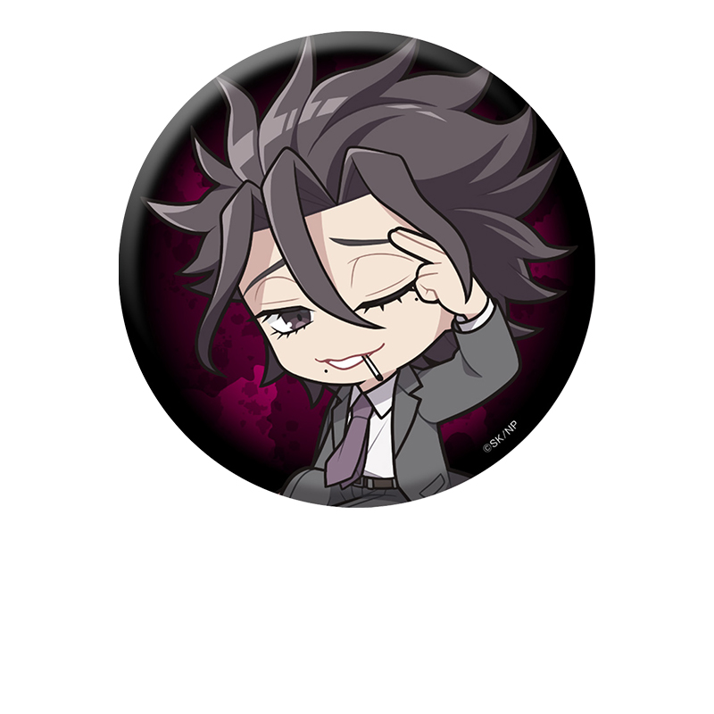 忍者と極道_ぺたん娘缶バッジ 殺島飛露鬼