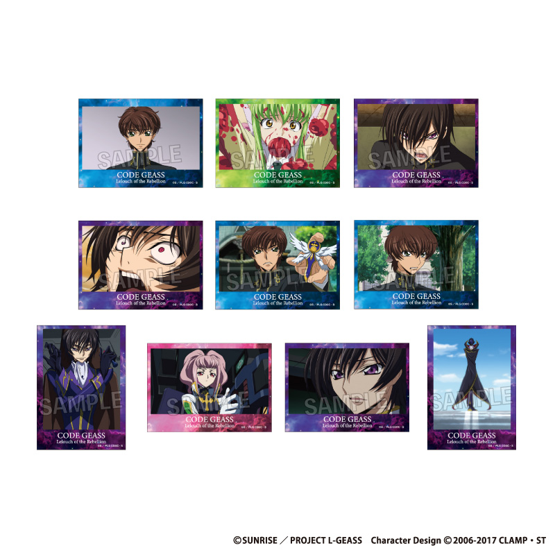 コードギアス 反逆のルルーシュ_トレーディング ホロステッカー vol.3　BOX3【BOX／10パック入り】