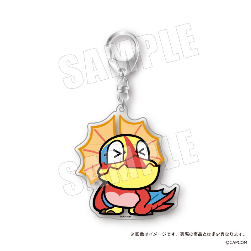モンスターハンターワイルズ×ぶくぶ_おおきめアクリルキーホルダー 16 イャンクック