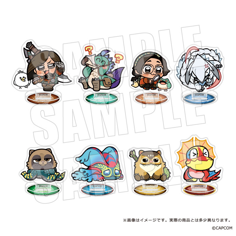 モンスターハンターワイルズ×ぶくぶ_ちいさめアクリルスタンド Vol.1【BOX/8個入り】