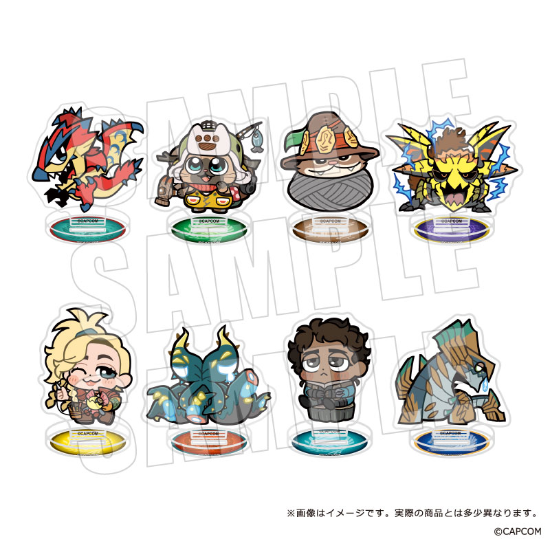 モンスターハンターワイルズ×ぶくぶ_ちいさめアクリルスタンド Vol.2【BOX/8個入り】