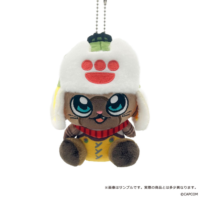 モンスターハンターワイルズ×ぶくぶ_ぬいぐるみマスコット オトモアイルー ホープ装備