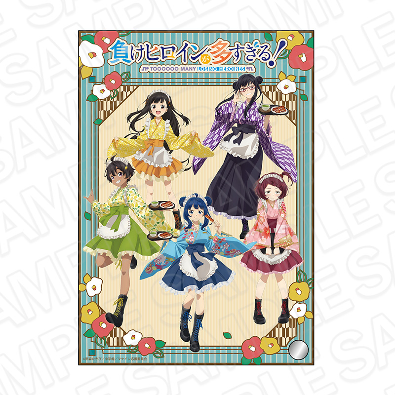 負けヒロインが多すぎる!_ミニアクリルアート レトロカフェ ver.