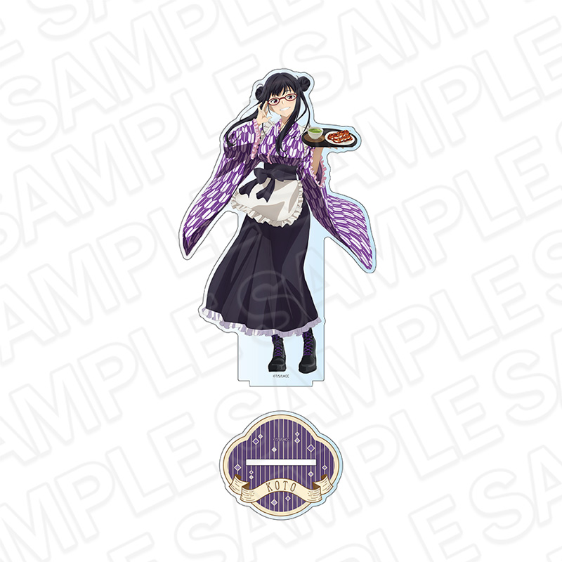 負けヒロインが多すぎる!_デカアクリルスタンド 月之木古都 レトロカフェ ver.