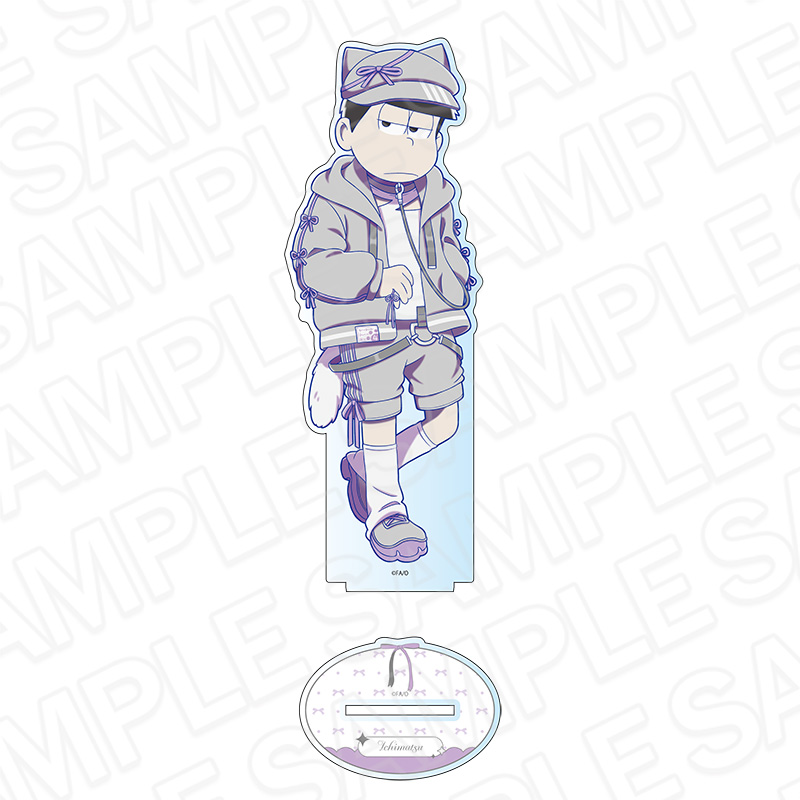 おそ松さん_デカアクリルスタンド 一松 中華風リボン ver.