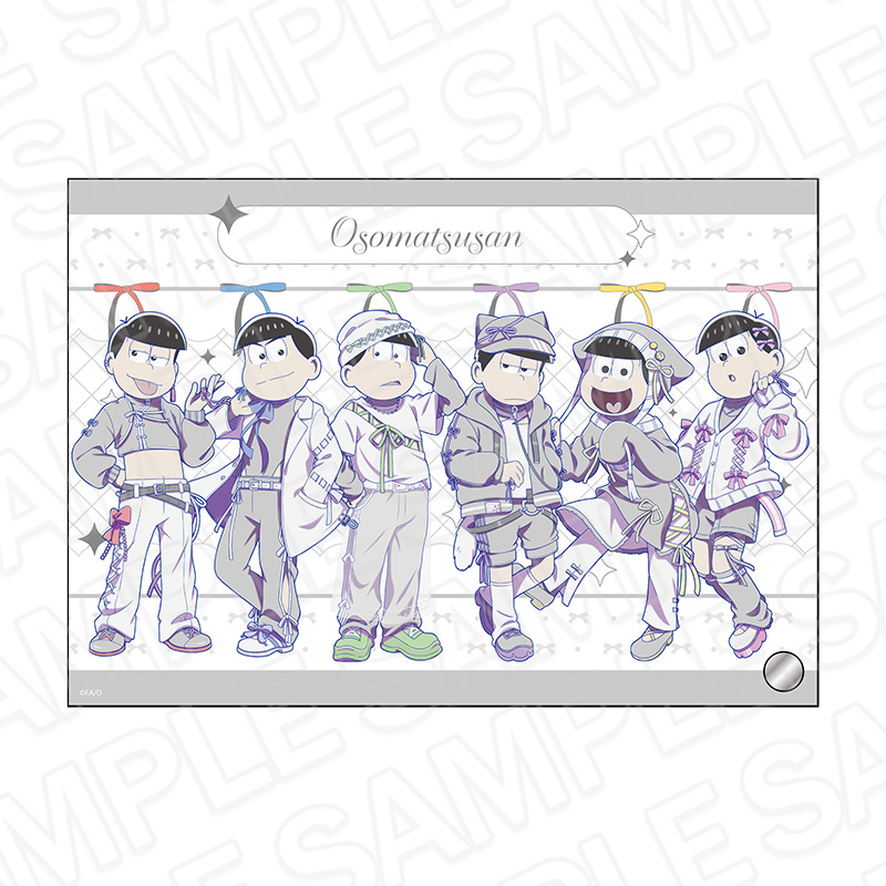 おそ松さん_ミニアクリルアート 中華風リボン ver.