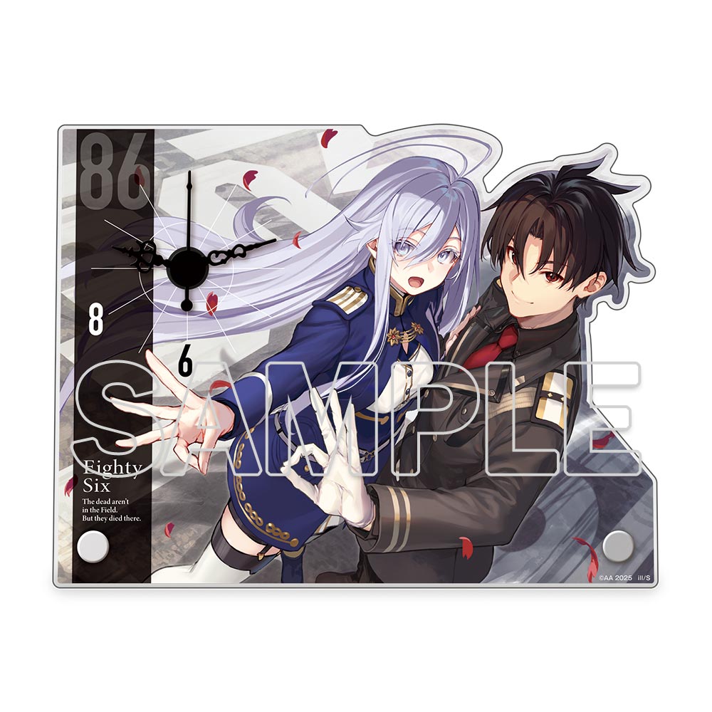 86ーエイティシックスー_8.6周年記念 アクリルクロック