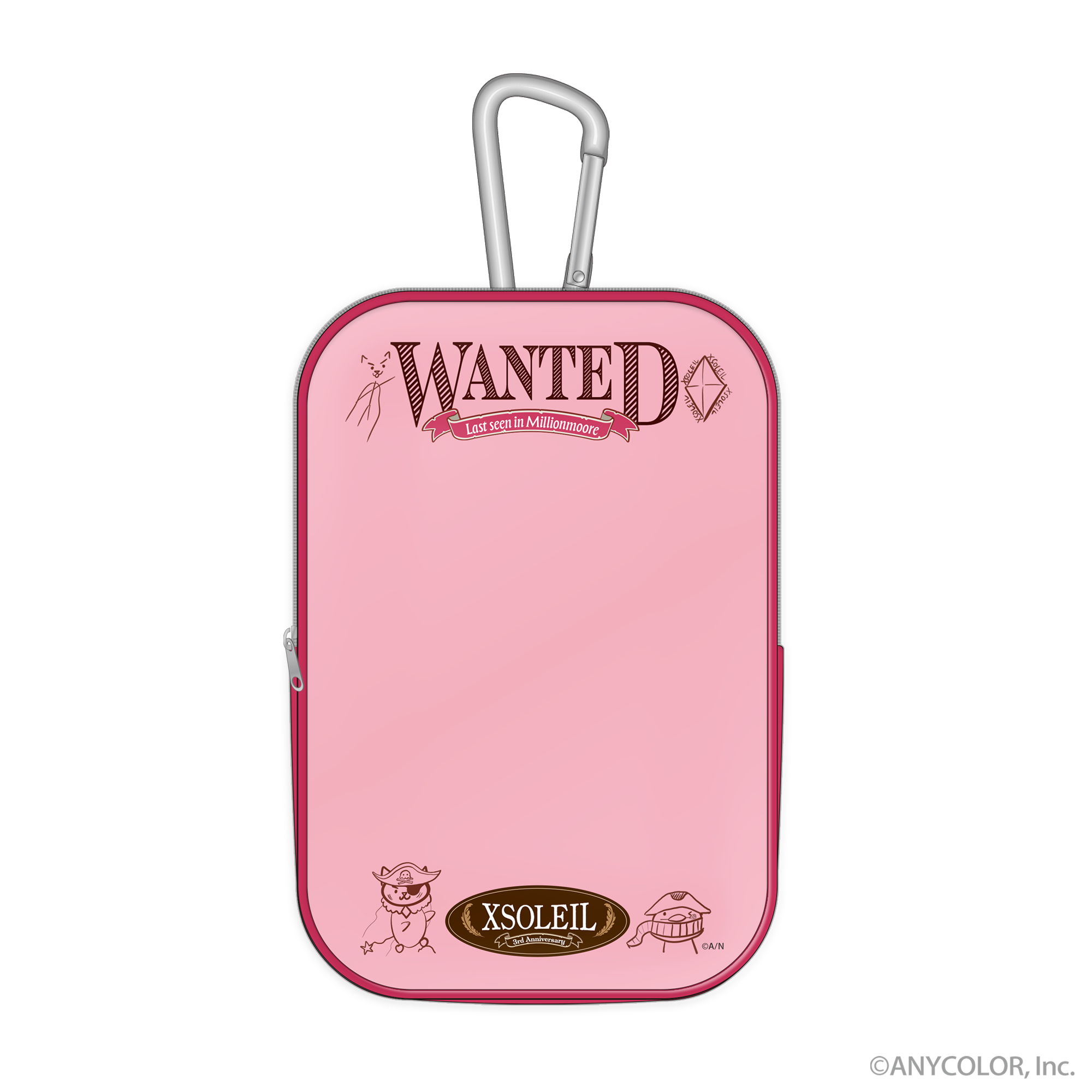 にじさんじ＿Xsoleil_透明ポーチ Ver Vermillion